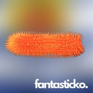 Fluffie Speelgoedworm - Flexibele Siliconen Worm in Felle Kleuren